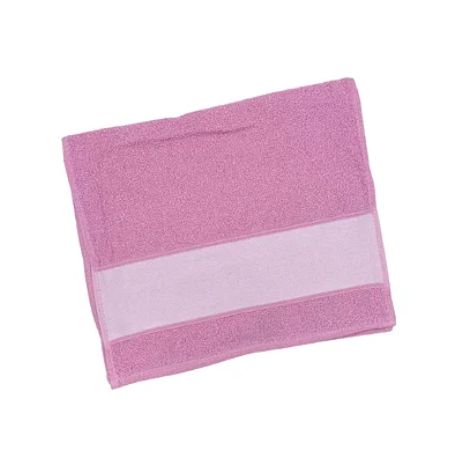 Toalha Lavabinho Rosa - 24cm x 38cm