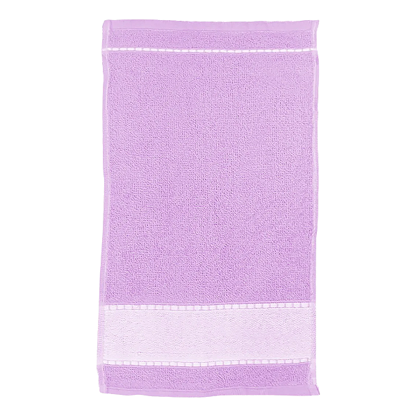 Toalha Lavabinho Lilás - 24cm x 38cm