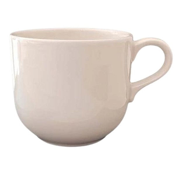 Caneca Tigela Cerâmica 480ml Metalnox