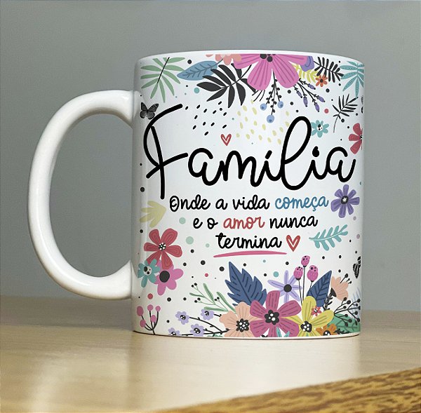 Caneca Personalizada - Familia