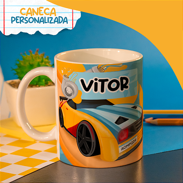 Caneca Personalizada - Volta as Aulas Carro
