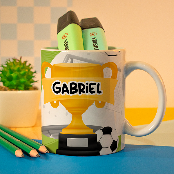 Caneca Personalizada - Volta as Aulas Futebol