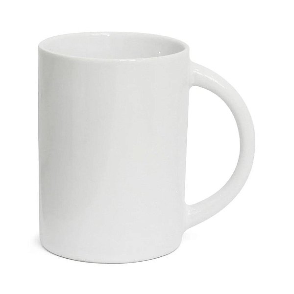 Caneca Cerâmica 295ml Meia Lua Branca