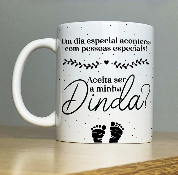 Caneca Personalizada - Dindo e Dinda IX