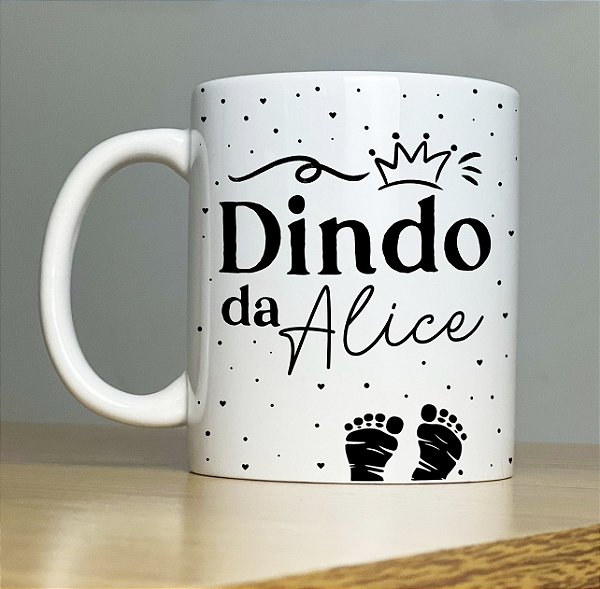 Caneca Personalizada - Dindo e Dinda X