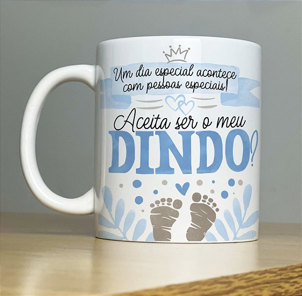 Caneca Personalizada - Dindo e Dinda XIX