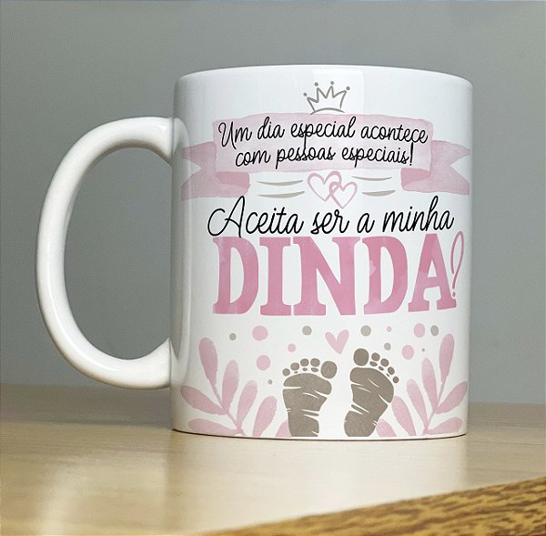 Caneca Personalizada - Dindo e Dinda XXII