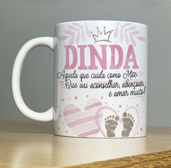 Caneca Personalizada - Dindo e Dinda XXV