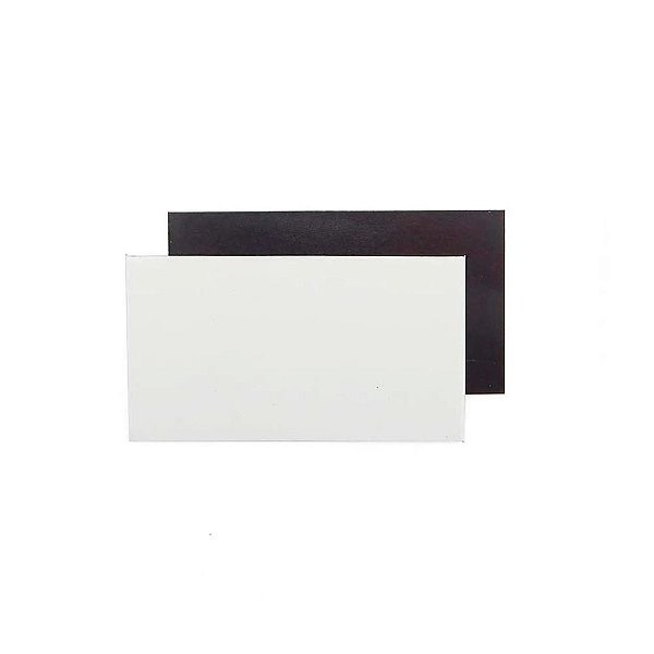 Plaquinha de Imã para sublimação 5x9cm - 10 Unidades