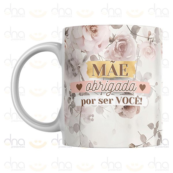 Caneca Personalizada Mãe é Colo de Deus Nessa Terra