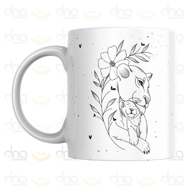 Caneca Personalizada Mãe, Exemplo de Afeto, Força e Ternura
