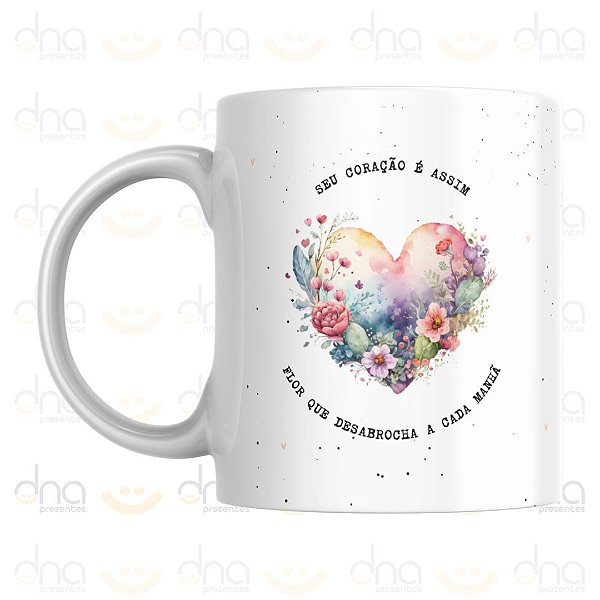 Caneca Personalizada Fonte de Amor Que é Sem Fim