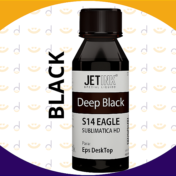 Tinta Sublimática Jet Ink 100ml - Black