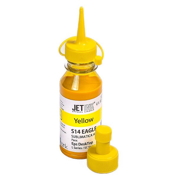 Tinta Sublimática Jet Ink 100ml - Yellow