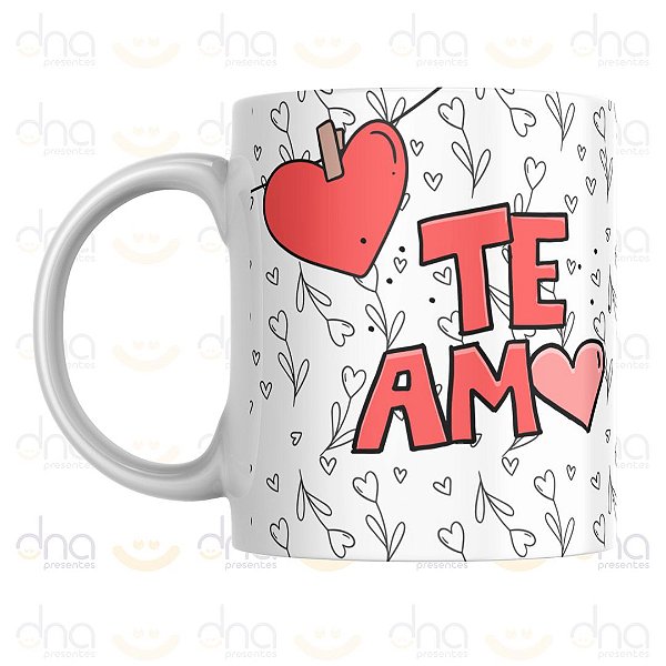 Caneca Personalizada Te Amo