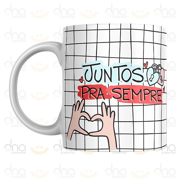 Caneca Personalizada Juntos para sempre