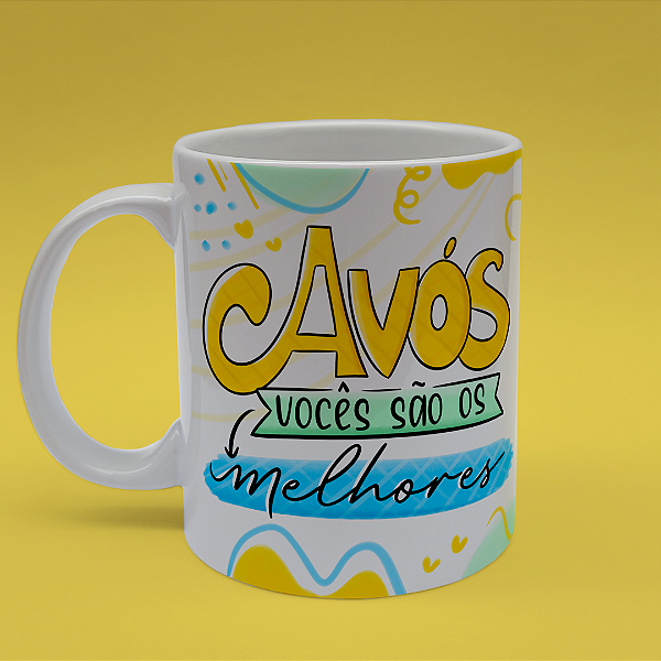 Caneca Personalizada Avós Vocês são os Melhores