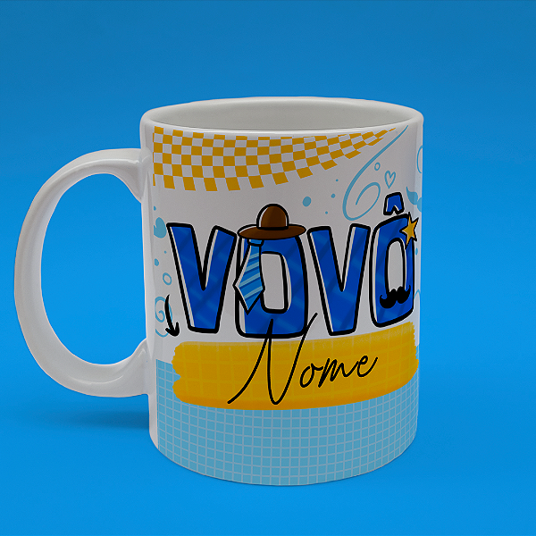 Caneca Personalizada Vovô - Nome