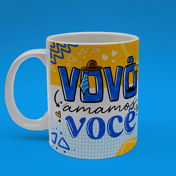 Caneca Personalizada Vovô Amamos Você