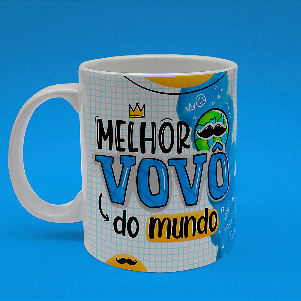 Caneca Personalizada Melhor Vovô do Mundo