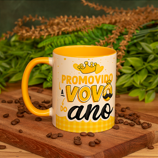 Caneca Personalizada Promovido a Vovô do Ano