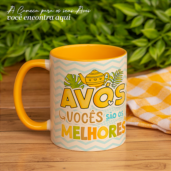 Caneca Personalizada Avós Vocês são os Melhores