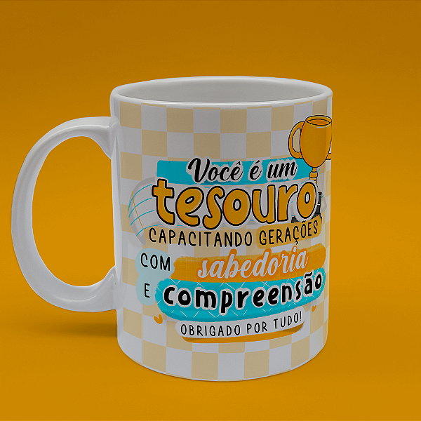 Caneca Personalizada Tesouro Capacitando Gerações