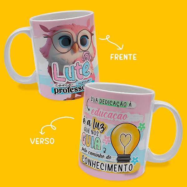 Caneca Personalizada Lute Professora