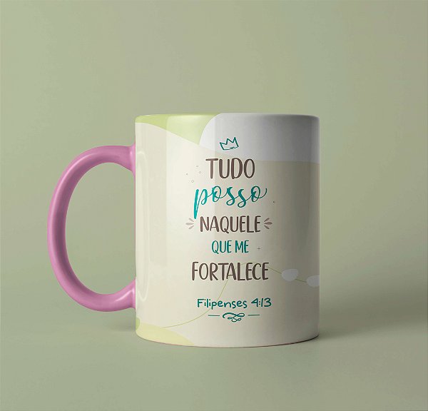 Caneca Personalizada Tudo Posso