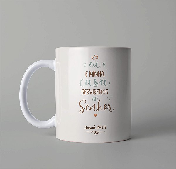Caneca Personalizada Serviremos ao Senhor