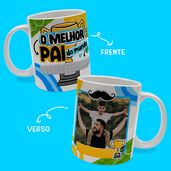 Caneca Personalizada Melhor pai do mundo