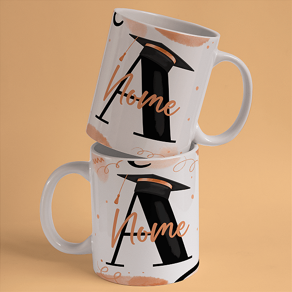 Caneca Personalizada Formando "A"