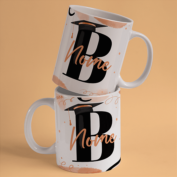 Caneca Personalizada Formando "B"