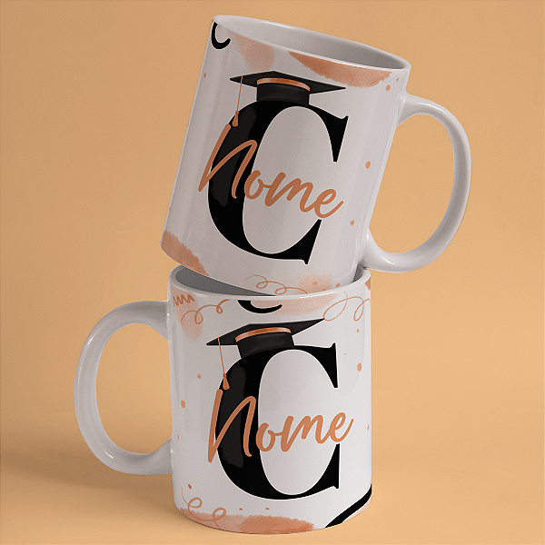 Caneca Personalizada Formando "C"