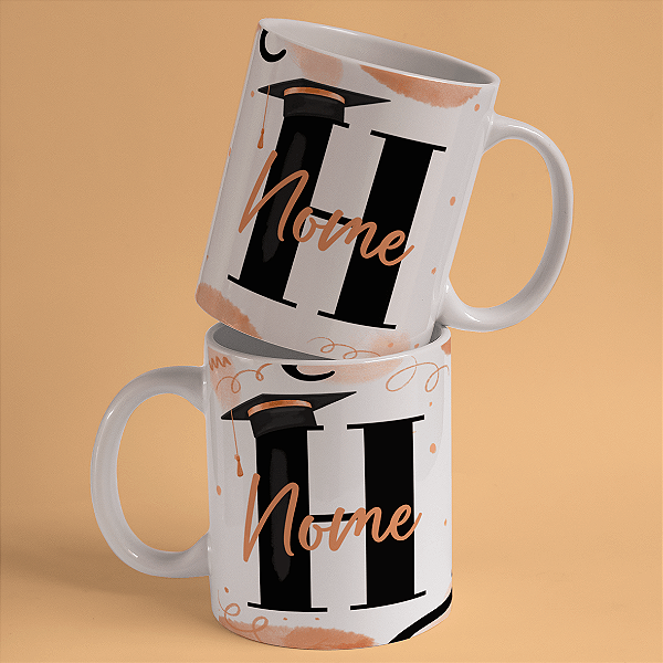Caneca Personalizada Formando "H"