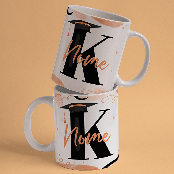 Caneca Personalizada Formando "K"