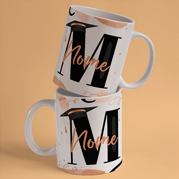 Caneca Personalizada Formando "M"