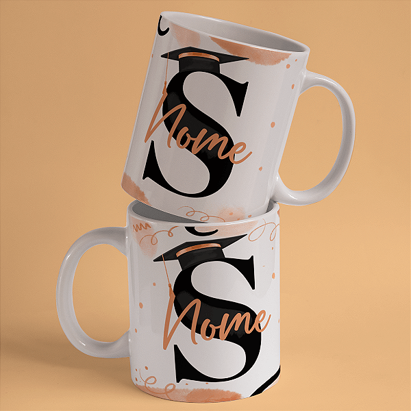 Caneca Personalizada Formando "S"