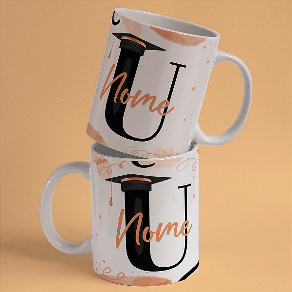 Caneca Personalizada Formando "U"