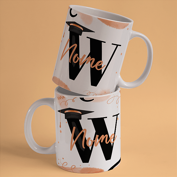 Caneca Personalizada Formando "W"