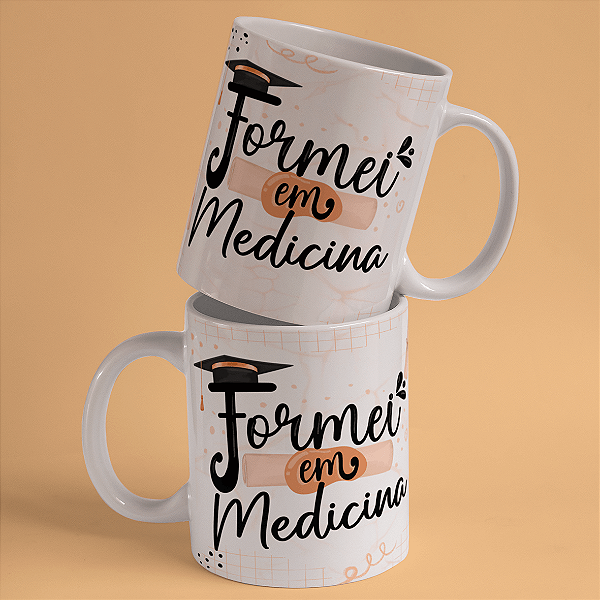 Caneca Personalizada Formei em Medicina