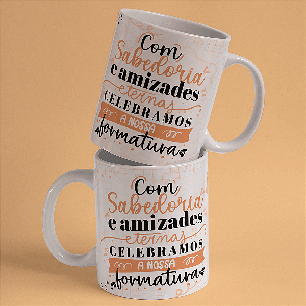 Caneca Personalizada Sabedoria e Amizades