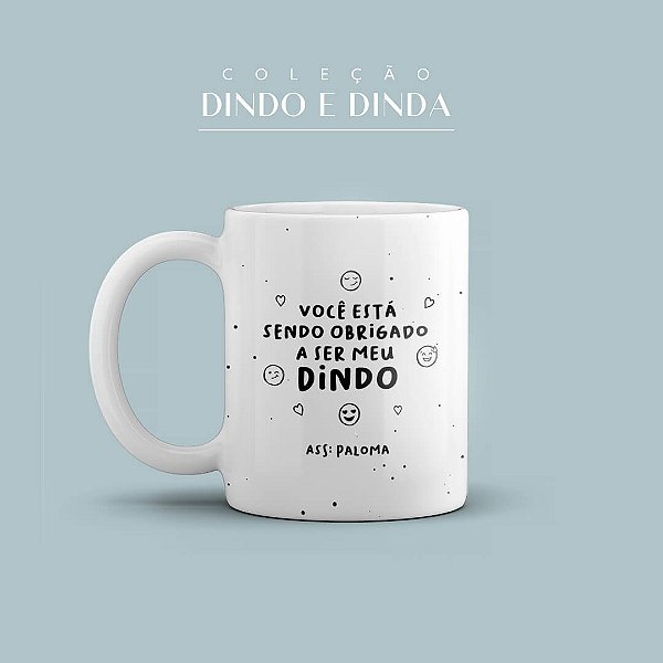 Caneca Personalizada Obrigado a Dindo