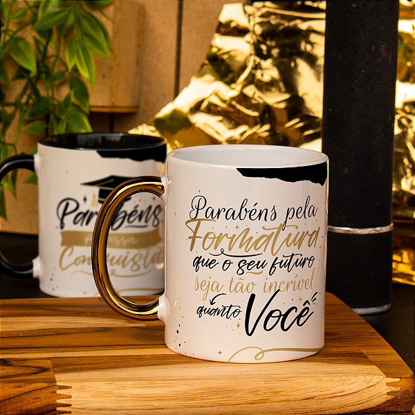 Caneca Personalizada Parabéns pela Formatura
