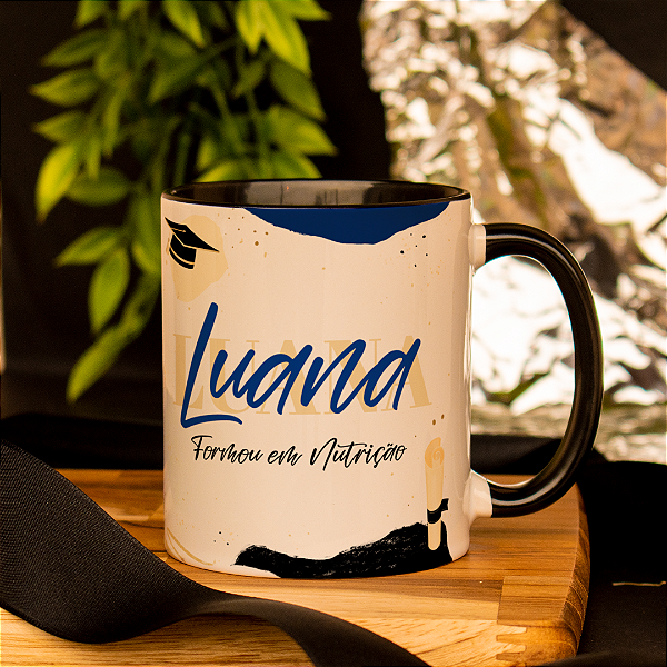 Caneca Personalizada Formou em Nutrição