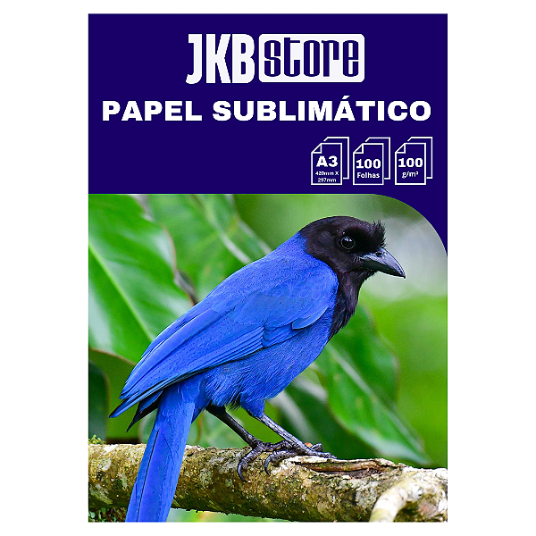 Papel Sublimatico A3 100 Folhas JKB