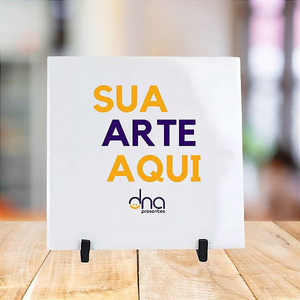Azulejo Personalizado 15cm x 15cm  "Sua Arte Aqui"