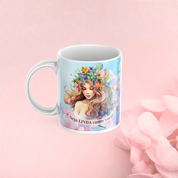 Caneca Personalizada O mundo brilha poque você está nele 04