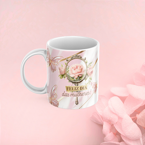 Caneca Personalizada Celebrando a Força e a Beleza de Todas as Mulheres!
