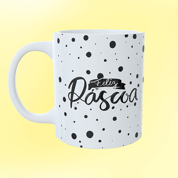Caneca Personalizada Feliz Páscoa!
